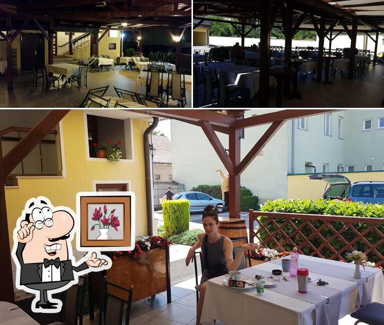 Gli interni di Pansion-restoran Garestin