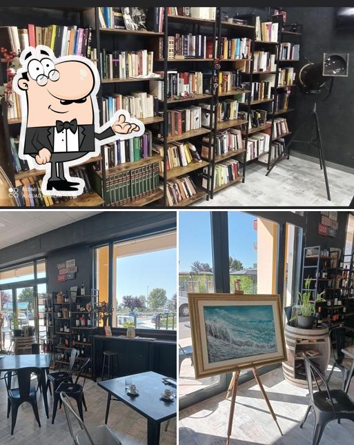 Gli interni di Art Lab e Caffè