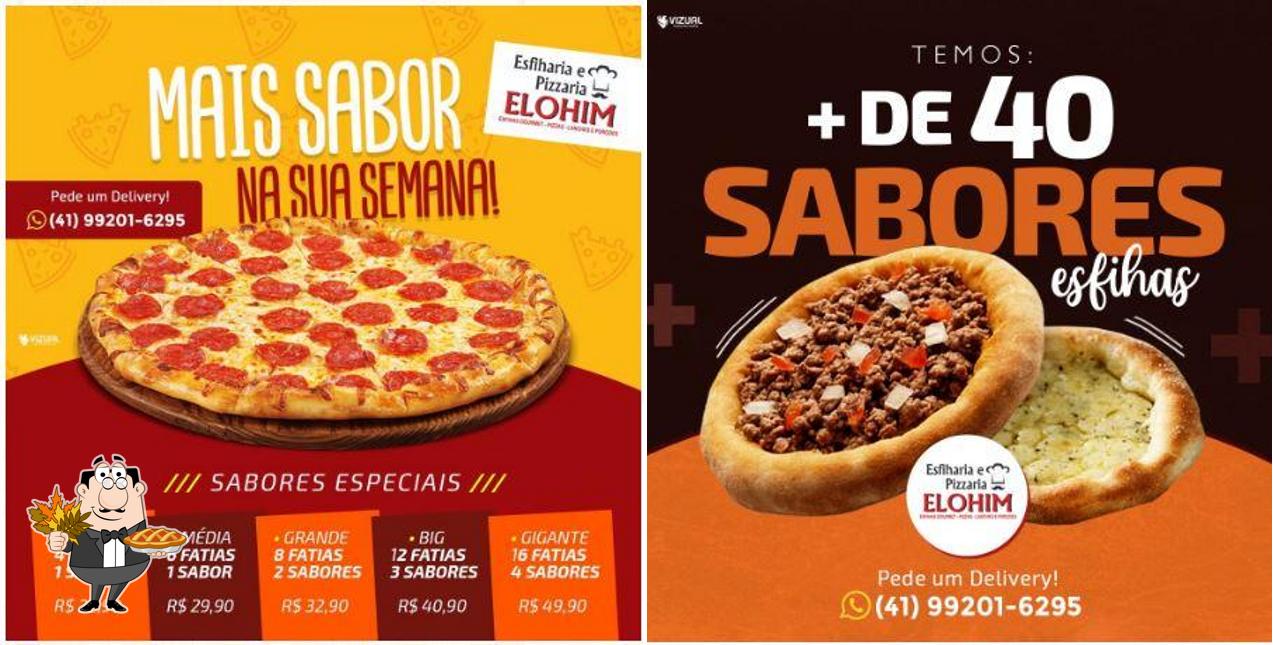 Here's a pic of ELOHIM ESFIHARIA E PIZZARIA