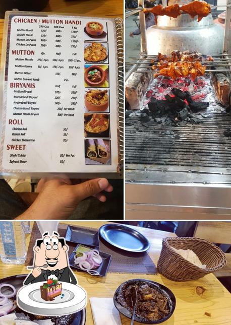 Chocolate cake at Handi Darbar