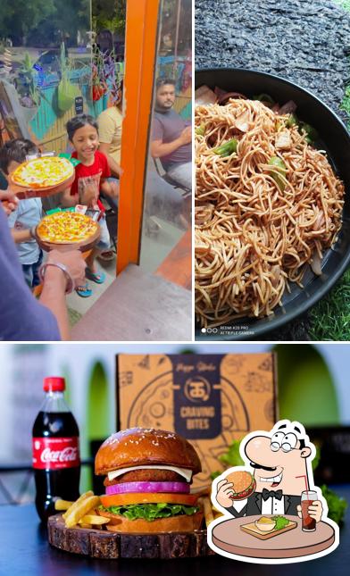 Try out a burger at Pizza Wizza studio Rajajipuram (Lucknow)