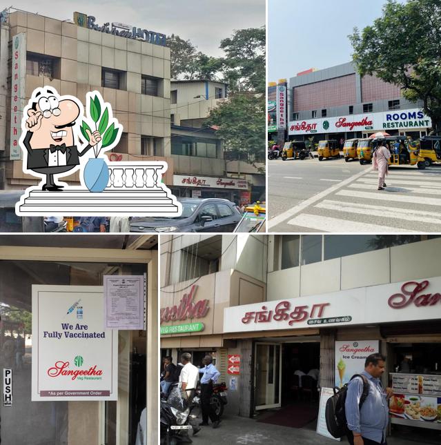 Check out how Sangeetha Veg Restaurant - Egmore looks outside