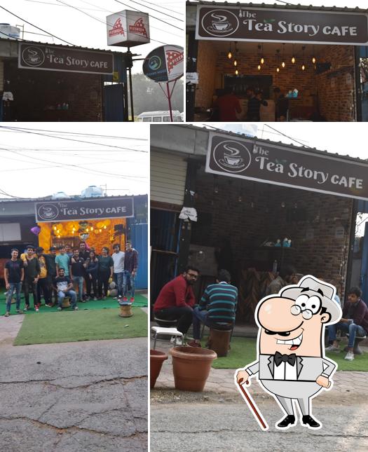 The exterior of The Tea Story Cafe