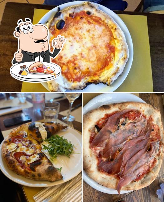 A Ristorante Pizzeria Spadaforte, puoi goderti una bella pizza