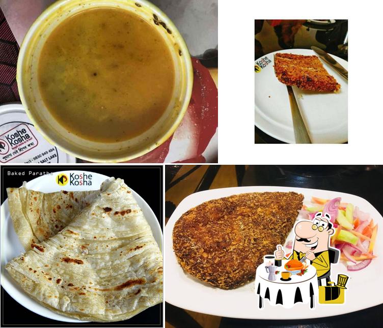 Meals at Koshe Kosha, Behala