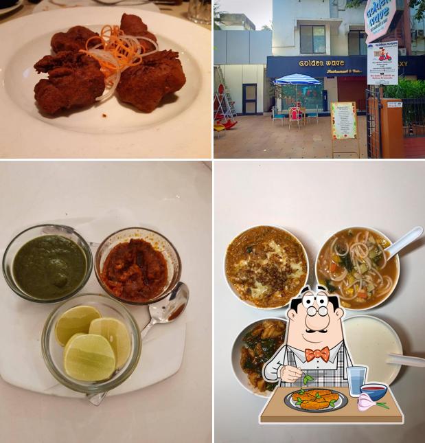 Chicken wings at Golden Wave