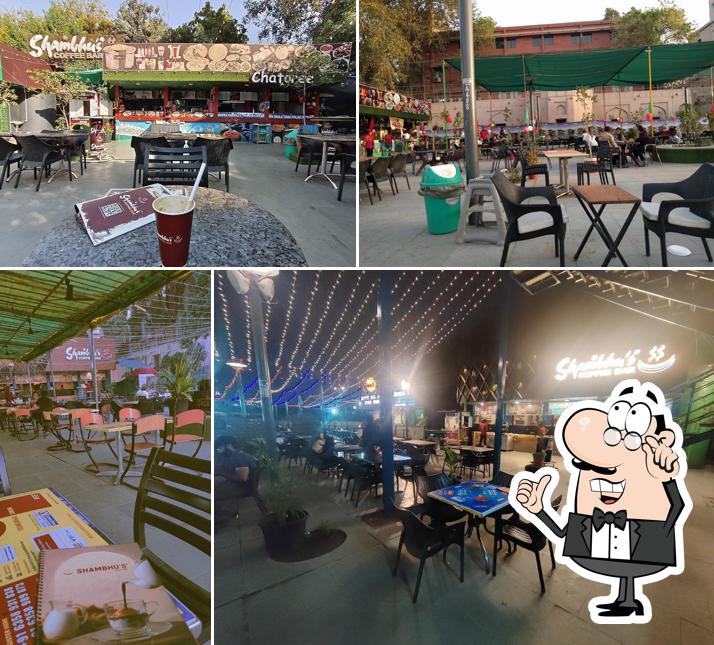 The interior of Shambhu's Coffee Bar