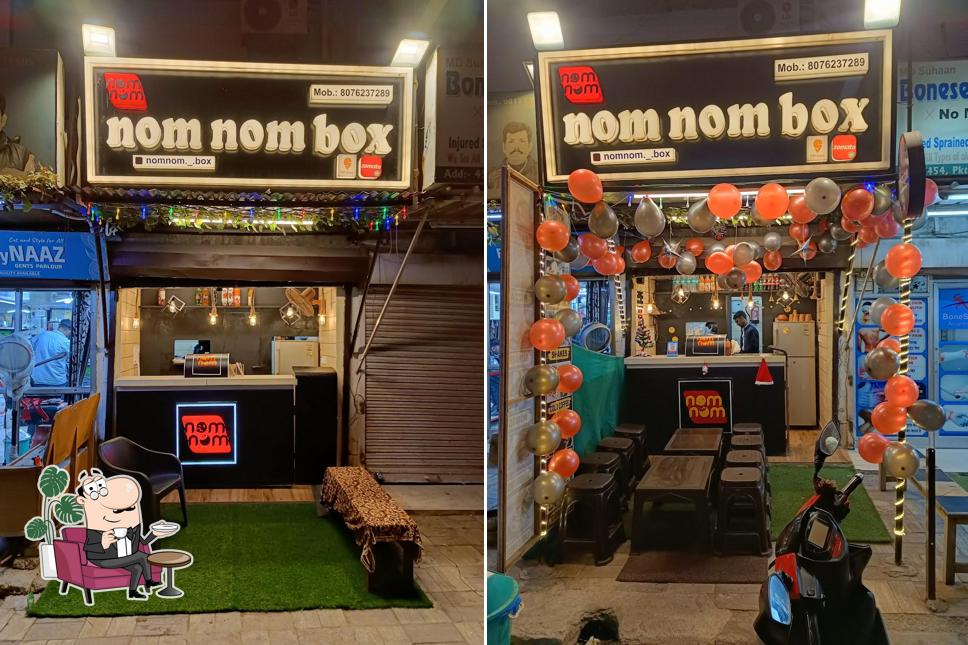 The interior of nom nom box