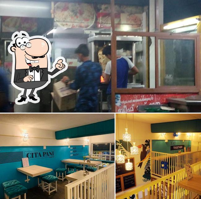 Take a seat at one of the tables at Cita Pani Restaurant - Caltex