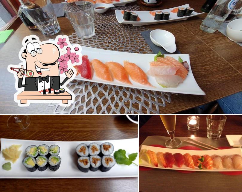 Les sushi sont offerts par Espace Sushi