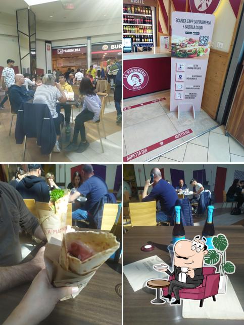 Gli interni di La Piadineria