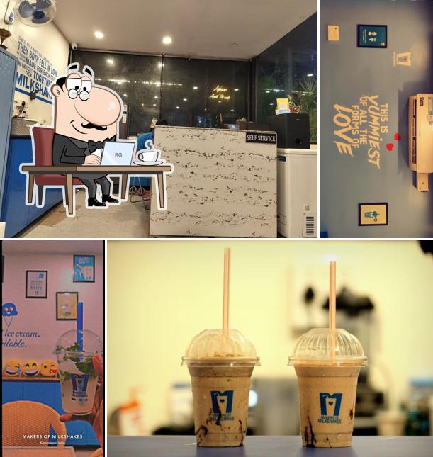 The interior of MAKERS OF MILKSHAKES