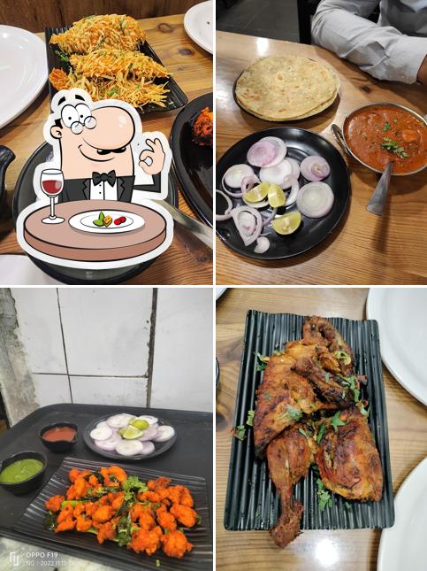 Food at The Babji's Grill Kitchen