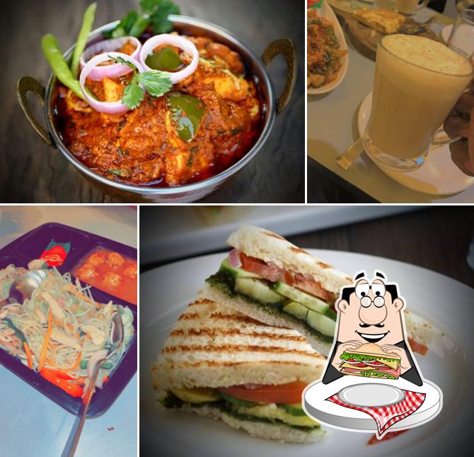 Club sandwich at Cafe Andheri West, Lucknow
