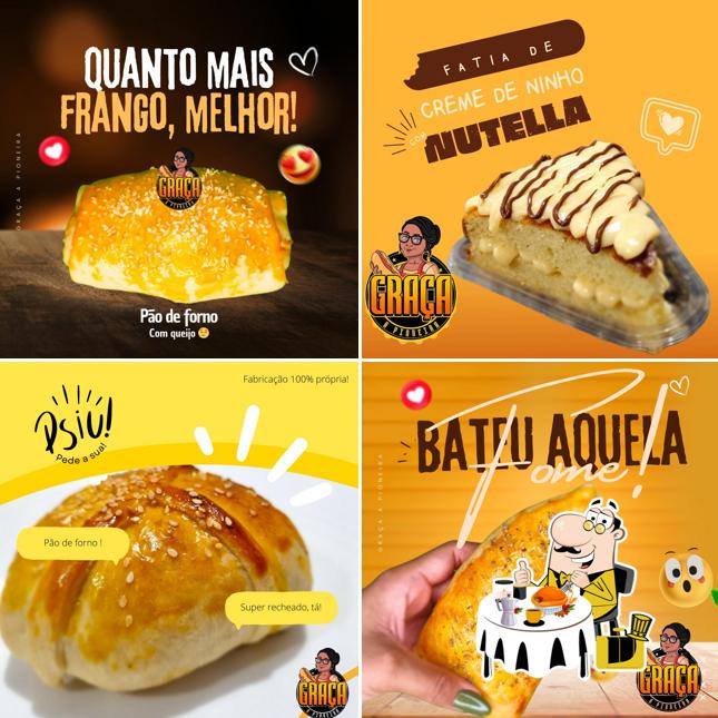Platos en GRAÇA a pioneira LANCHONETE