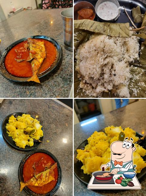 Chicken curry at Hotel Ambady