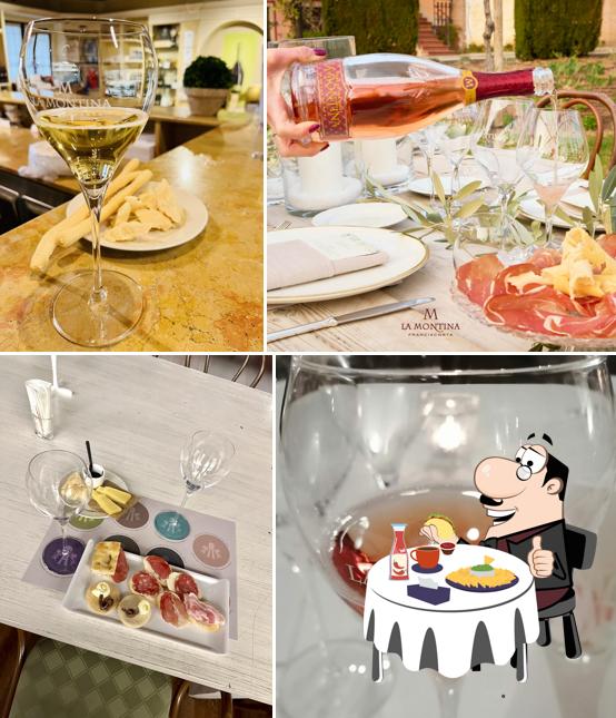 Piatto di formaggi al Montina Franciacorta