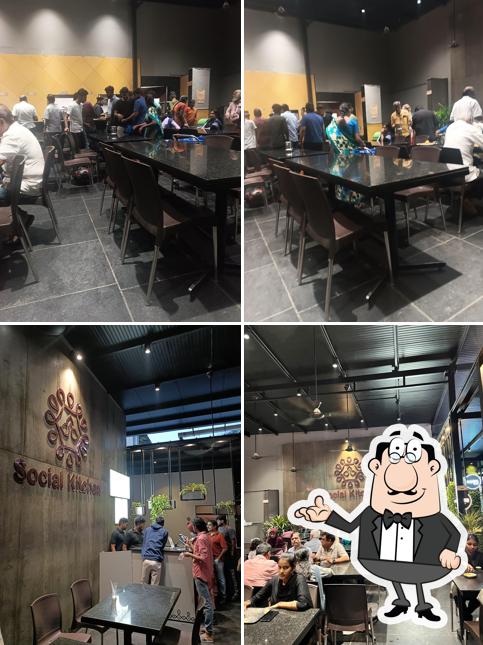 The interior of SOCIAL KITCHEN -Taste of UDUPI