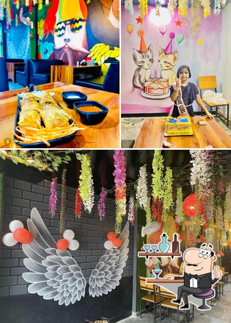 The image of Sawariya Restaurent’s interior and food