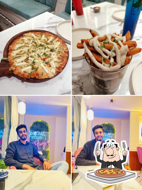 Try out pizza at ZOCA Cafe