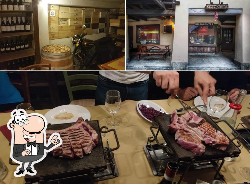Gli interni di La Cioca