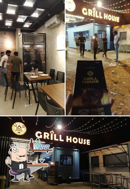 The interior of GRILL HOUSE