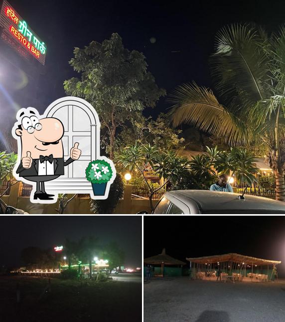 The exterior of Green Park, Bar and Restaurant