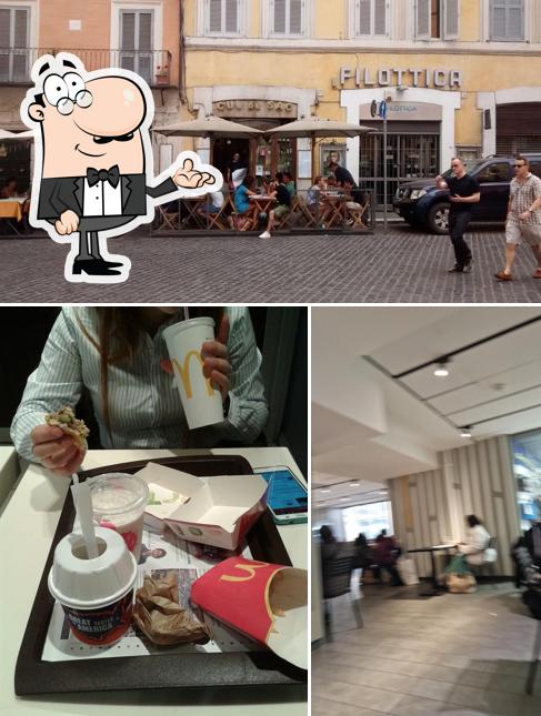 Questa è la immagine che mostra la interni e esterno di Mc Donald´s - Roma Termini