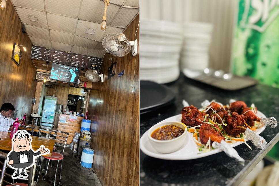 The interior of Nawab Biryani House
