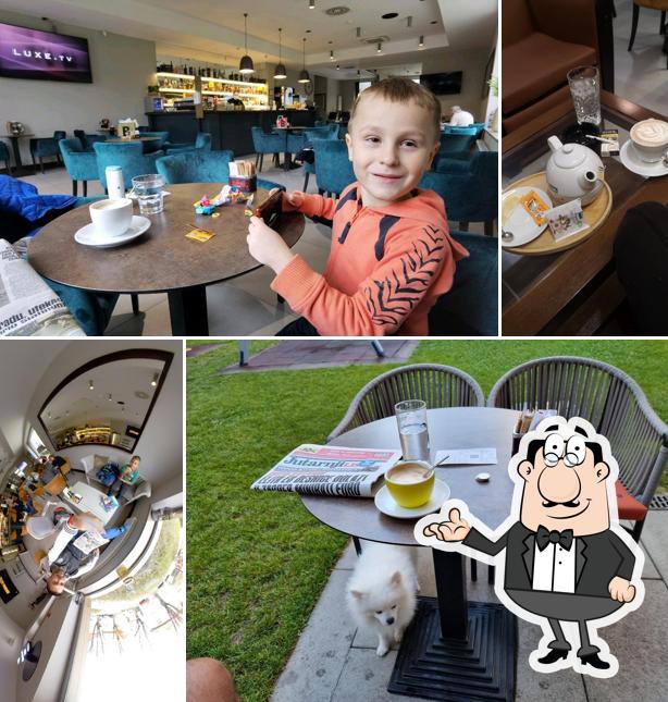 Gli interni di B Blok Caffe Bar