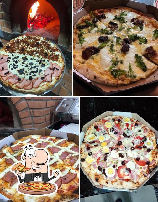 Consiga diversos tipos de pizza