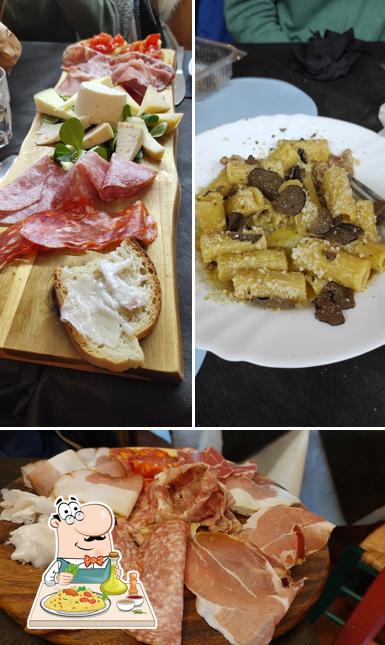 Platti al Osteria del Borgo Calcata