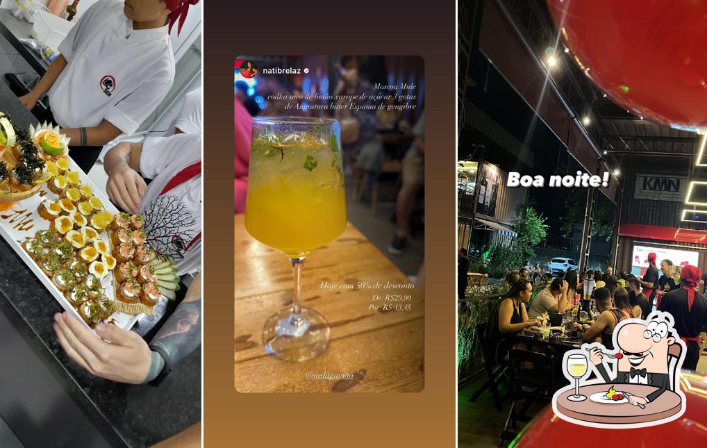 Comida em Sushi Gavião - Maktub