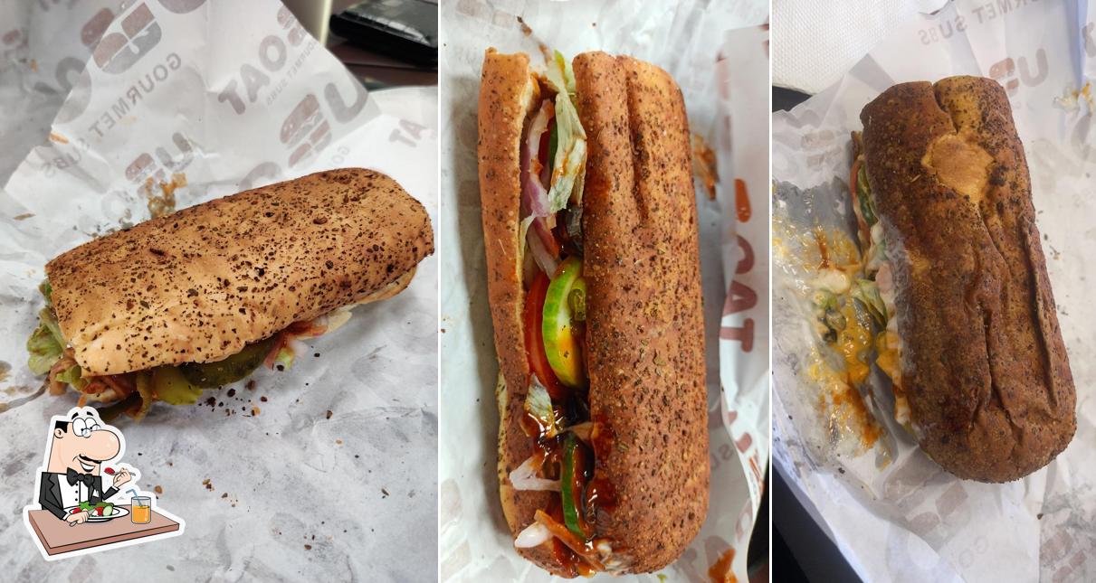 Food at Uboat Gourmet Subs