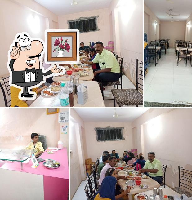 The interior of Sainath Restaurant