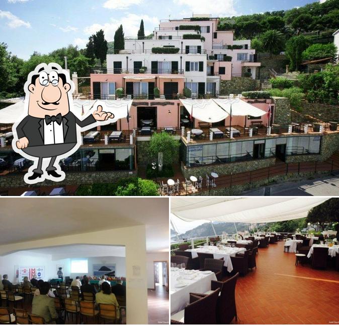 Tra le diverse cose da Hotel Claudio si possono trovare la interni e esterno