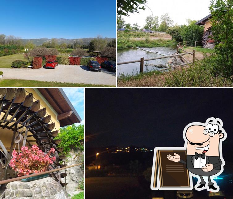 Puoi goderti l'aria fresca da seduto all'esterno di Bed and Breakfast Al Mulino