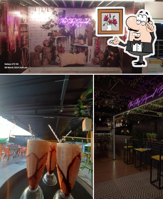 The interior of THE SKY SQUAD CAFE AND LOUNGE