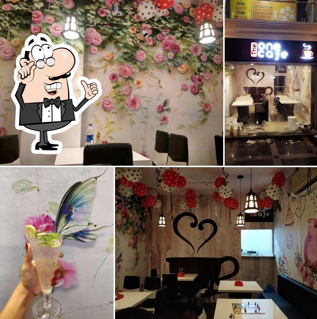 The interior of The One Cafe