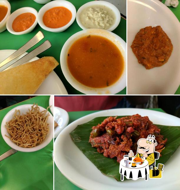 Food at Hare Krishna Hotel