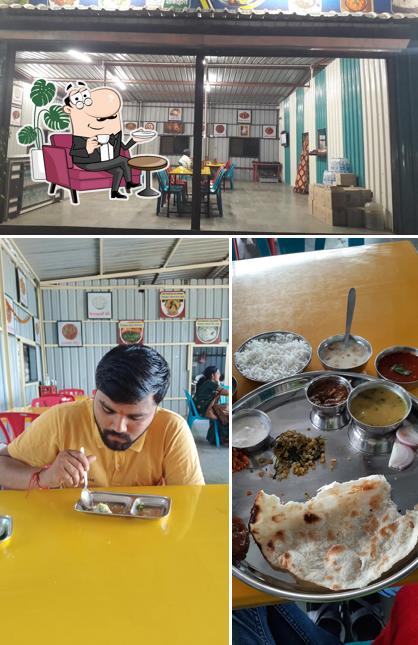 The interior of Hotel Shivaprasad