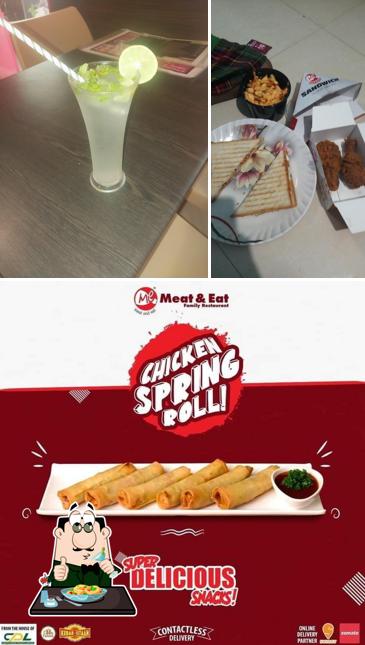 Meat and eat is distinguished by food and interior