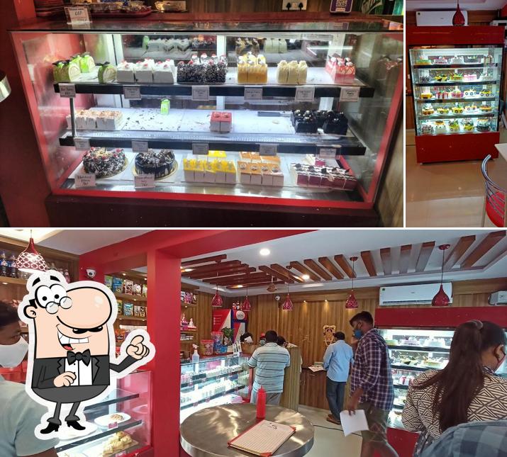 The interior of Red Oven