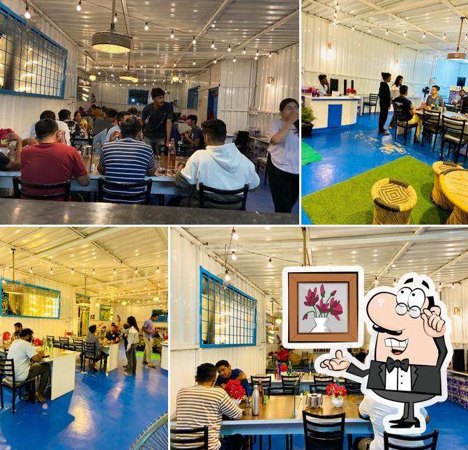 The interior of HOTEL MAHALAXMI RESTO &CAFE