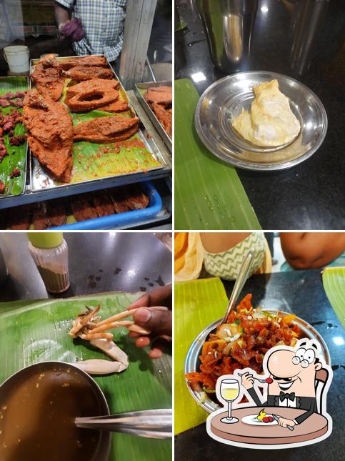Food at Velan Chettinadu Mess