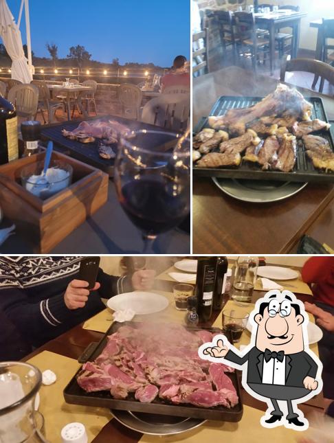 Gli interni di Osteria Del Villano