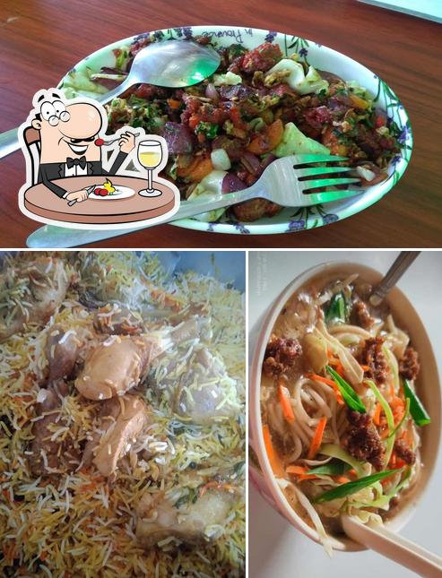 Food at Angel Delight Restaurant, Churachandpur