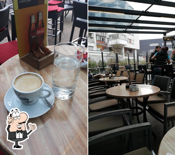 Gli interni di Moët Caffe