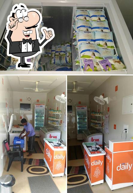 The interior of Hatsun Arogya Milk Dairy