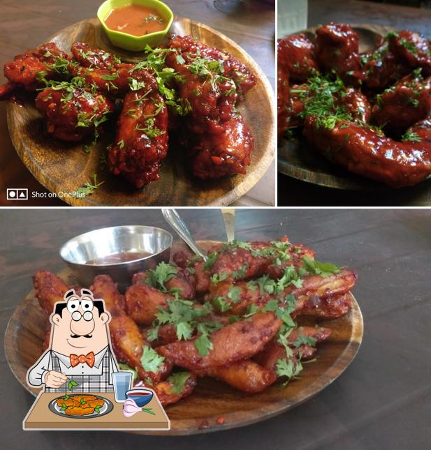 Chicken wings at Franky's Bar and Restaurant
